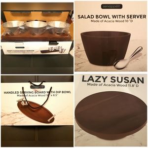 Servappetit Acacia Wood Set - 9 Piece